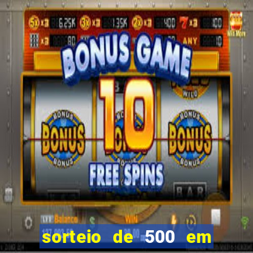 sorteio de 500 em cash toda segunda feira novibet